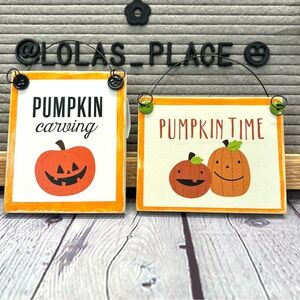 Halloween 🎃 Signs (Set o2) Decor-NEW-Hand Crafted